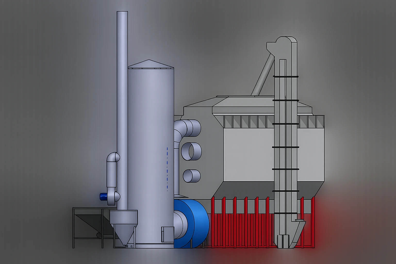 Теплогенератор HELIX-2000 для зерносушарки